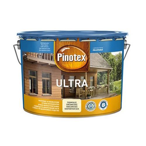 Pinotex Ultra - Высокоустойчивая пропитка (антисептик) для защиты древесины 1 л
